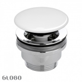 Донный клапан сlick-сlack для раковины Globo FI012BI Белый