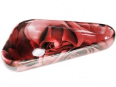 Раковина накладная Vitruvit Scalene 55x39 Red Rose