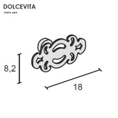 Крючок двойной Eurolegno Dolcevita EU0419026 золото матовое