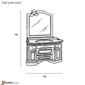Комплект мебели 108 cm Eurolegno Old Line mini Орех