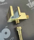 Душевая система встроенная с термостатом Timo Petruma (SX-5059/17SM) золото матовое