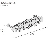 Держатель для полотенец 40 см Eurolegno Dolcevita EU0419028 хром