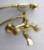 Смеситель для ванны Bongio Radiant 02526 золото
