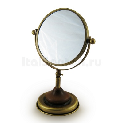 Зеркало оптическое настольное Eurolegno Old Line орех-бронза