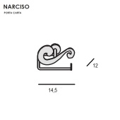 Держатель для туалетной бумаги Eurolegno Narciso EU0909014 золото матовое