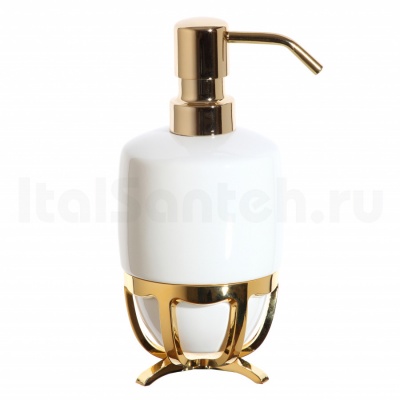 Дозатор жидкого мыла настольный  Deco 19T6-20-N золото