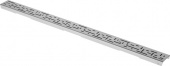 Декоративная решетка TECEdrainline "lines", нержавеющая сталь, сатин, для душевого канала, прямая 1200 601221