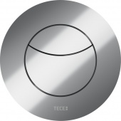Пневматическая дистанционная пластиковая панель смыва унитаза TECEflushpoint 9240982, круглая, хром 9240982 