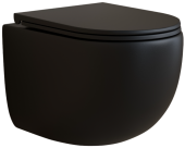 Унитаз подвесной Ceramicanova Up CN4007MB, цвет чёрный матовый