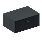 Ящик деревянный выдвижной 50х36хh22 см для металлической консоли ArtCeram Fuori Scala, цвет черный матовый