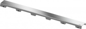 Декоративная панель TECEdrainline "steel II", нержавеющая сталь, сатин, для душевого канала, прямая 700 600783