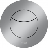 Пневматическая дистанционная пластиковая панель смыва унитаза TECEflushpoint 9240983, круглая, хром матовая 9240983 