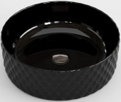 Раковина накладная 44 cm Rombo ArtCeram OSL009 03;00 цвет черный