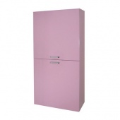 Шкаф-пенал Eurolegno Forme цвет розовый глянцевый