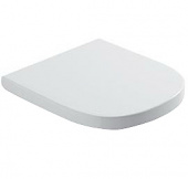 Крышка-сиденье полиэстр для унитаза c микролифтом Globo Stockholm LAR20 цвет белый / хром