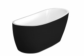 Отдельностоящая ванна EXCELLENT Comfort+ 175x75 (белая/черная) WAEX.CMP17WB