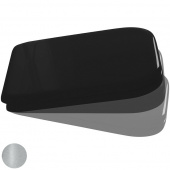 Крышка-сиденье для унитаза KERASAN Waldorf из полиэстера с плавным опусканием  цвет черный