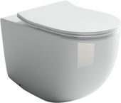 Унитаз приставной Ceramicanova Metropol CN4004, цвет белый
