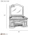 Комплект мебели с двумя раковинами 160 cm Eurolegno Old Line maxi Орех