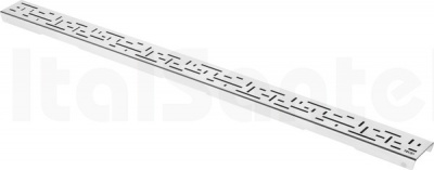Декоративная решетка TECEdrainline "lines", нержавеющая сталь, глянец  для душевого канала, прямая 1200 601220