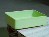 Раковина накладная 56х39 cm Eos Joker Rettangolare цвет зелёный