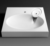 Раковина над стиральной машиной Belux Идея белая, IDEA 600