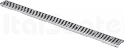 Декоративная решетка TECEdrainline "basic", нержавеющая сталь, сатин, для душевого канала, прямая 900 600911