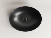 Раковина накладная Ceramicanova Element CN6017MB, цвет чёрный матовый