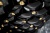 Унитаз приставной AeT Class S561T0R0V0104G чёрный с декором золото