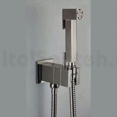 Гигиенический душ со смесителем (внешняя часть), без шланга, Nicolazzi Quadro 5523QCR, хром