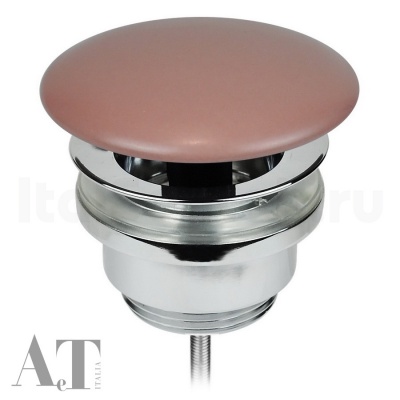 Донный клапан для раковины AeT цвет розовый матовый