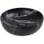 Раковина накладная круглая 50 cm AeT Elite Round L601 цвет чёрный матовый с эффектом мрамора