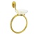Полотенцедержатель-кольцо с мыльницей Eurolegno Alba золото