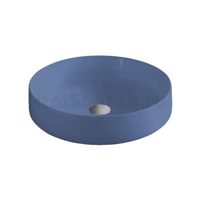 Раковина накладная 48 cm Сognac ArtCeram COL002 16 00, цвет blu zaffiro