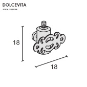 Дозатор жидкого мыла Eurolegno Dolcevita U0419014 золото матовое Уценка