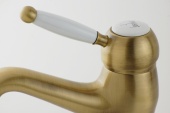 Смеситель для раковины Ponsi Stilmar бронза ручка керамика