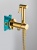 Гигиенический душ со смесителем BENITO AL-859-08  золотой
