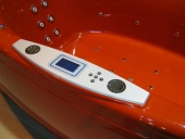 Ванна акриловая 191х119 гидро-аэромассажная digital WGT Together с панелями в комплекте  цвет красный