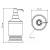 Дозатор жидкого мыла настольный  Rychmond A1612K бронза/керамика