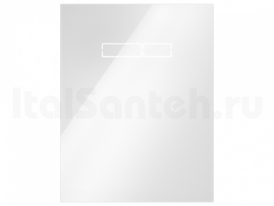 Стеклянная панель TECElux с сенсорным блоком управления sen-Touch, стекло белое
