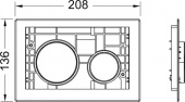 Лицевая панель TECEloop для панели смыва унитаза 9240680