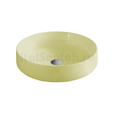 Раковина накладная 48 cm Сognac ArtCeram COL002 12 00, цвет giallo zinco