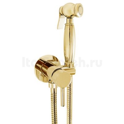 Гигиенический душ со смесителем Giulini Futuro Classic золото 24 карата FSH25/1531DOR