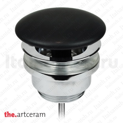 Донный клапан для раковины универсальный Artceram ACA038 17 Чёрный матовый