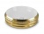Раковина накладная круглая 50 cm AeT Class Basin L608 цвет белый с декором золото