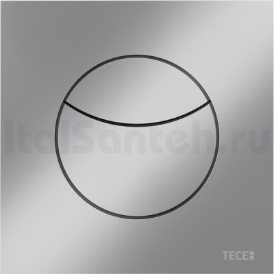 Пневматическая дистанционная пластиковая панель смыва унитаза TECEflushpoint 9240980, квадратная, хром матовая 9240980 