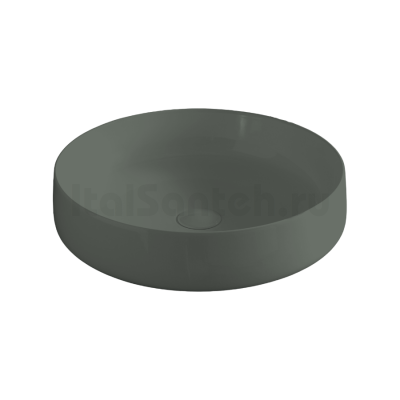 Раковина накладная 48 cm Сognac ArtCeram COL002 15 00, цвет grigio oliva
