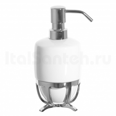 Дозатор жидкого мыла настольный  Deco 19T6-10-N хром