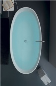 Ванна отдельностоящая 170х82х58 Kerasan Flo 7429 , слив Click-clack, в комплекте, цвет белый, без гидромассажа
