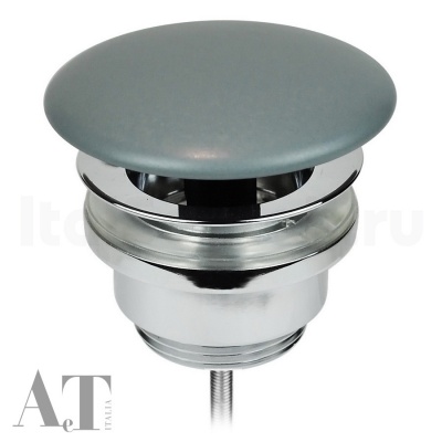 Донный клапан для раковины AeT A037116 цвет серый матовый